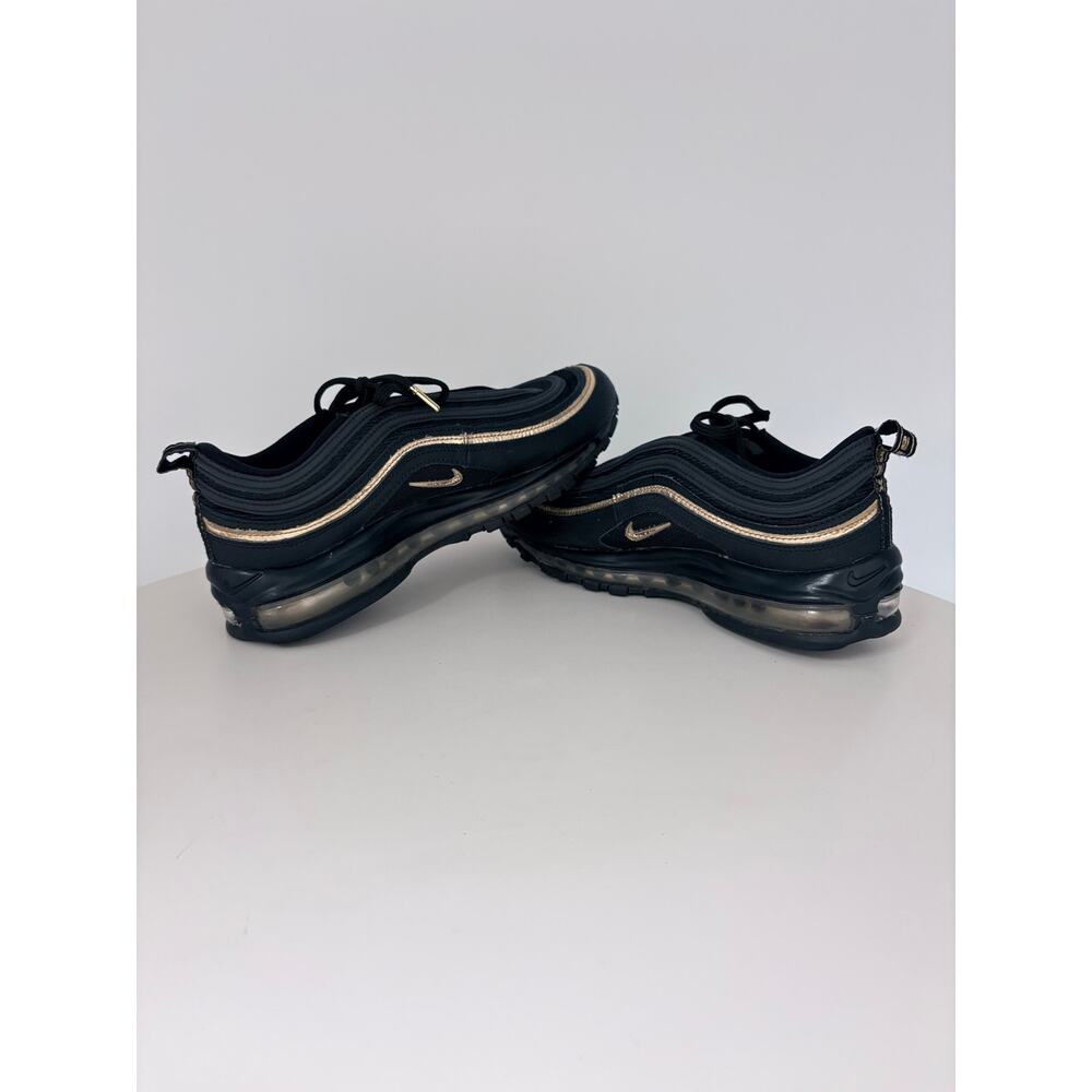 Nike Air Max 97 CM Black Metallic Gold Sneakers - Picture 3 of 7